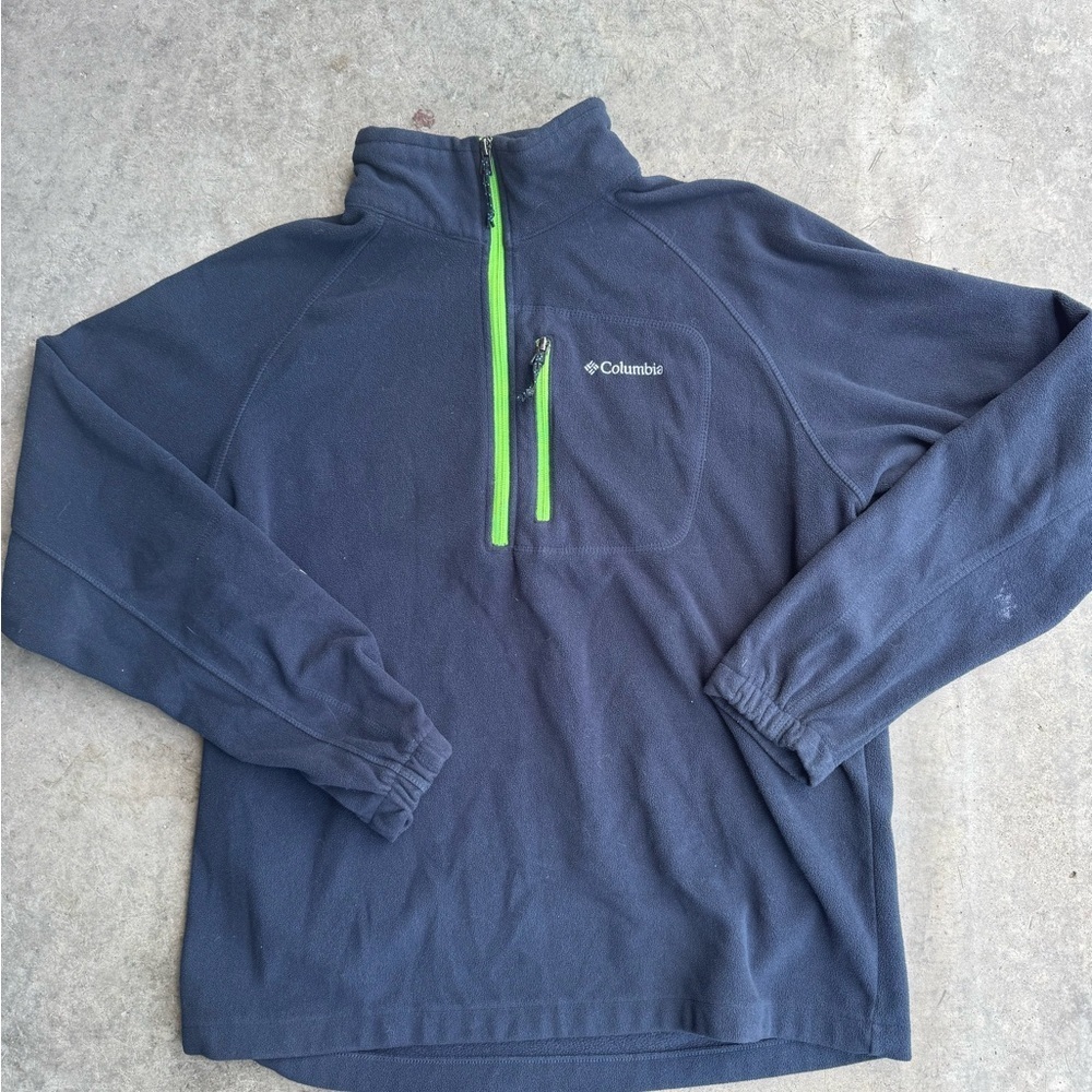 Columbia Blue and Green Performance Jacket